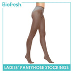 Biofresh Ladies’ Antimicrobial Full Support Smooth Stretch Pantyhose Stockings 50 Denier 1 pair RSPN50