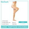 Biofresh Ladies’ Antimicrobial Full Support Smooth Stretch Pantyhose Stockings 90 Denier 1 pair RSPN90