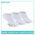 Biofresh Ladies’ Green Tea Sports Low Cut Socks 3 pairs in 1 pack RTLSKG1