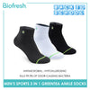 Biofresh Men's Green Tea Ankle Extreme Performance Socks 3 pairs in a pack RTMSEG1801