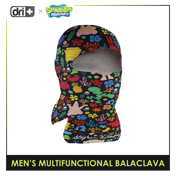 Dri Plus x SpongeBob Men's Washable Moisture Wicking “Ah, the sea” Balaclava 1 piece SBDMB4408