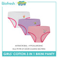 Biofresh | SpongeBob Girl's Antimicrobial Cotton Bikini Panty 3 pieces in a pack SBGPKG511