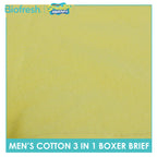 Biofresh | SpongeBob Men's Antimicrobial Cotton Boxer Brief 3 pieces in a pack SBMBBG511