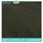 Biofresh | SpongeBob Men's Antimicrobial Cotton Boxer Brief 3 pieces in a pack SBMBBG512