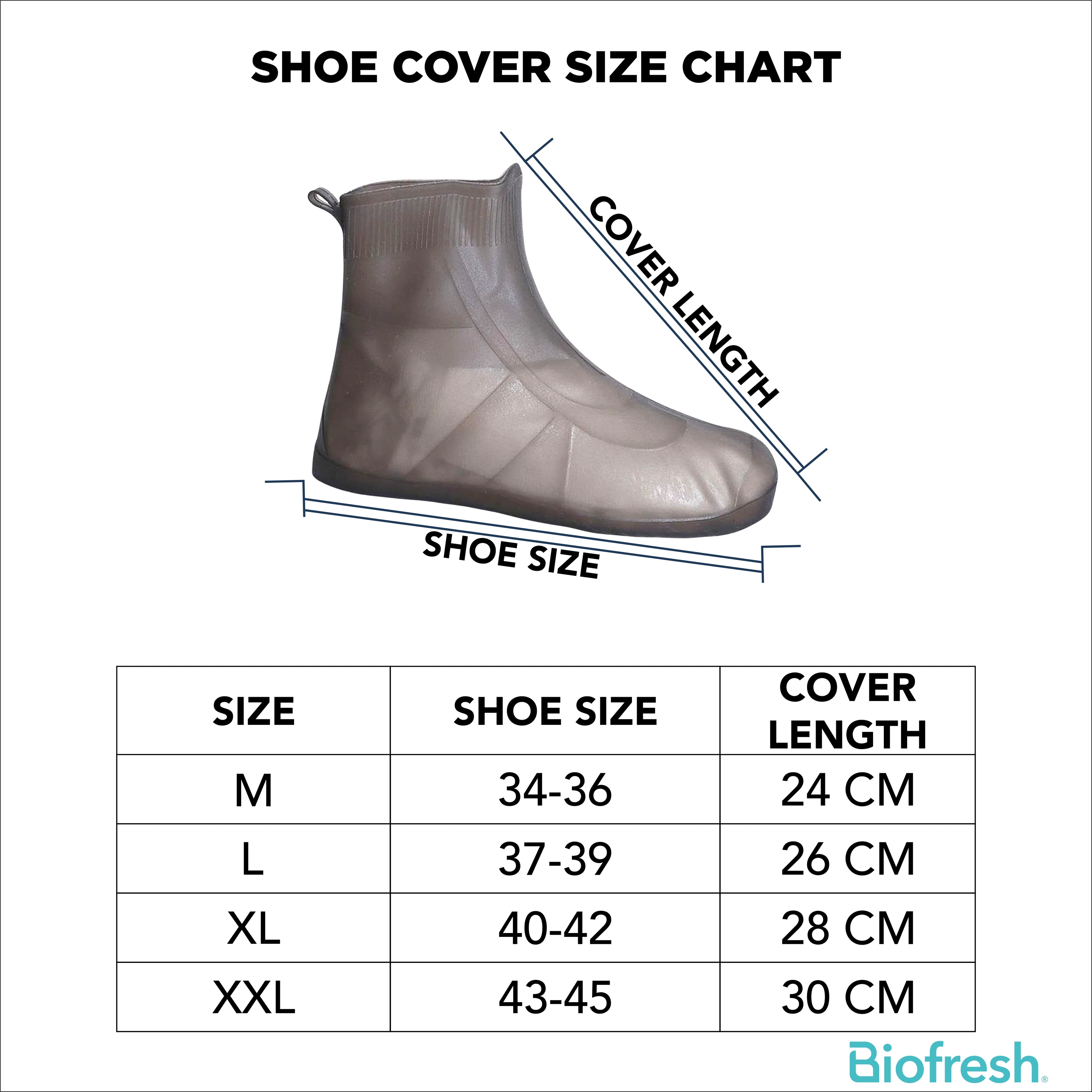 Biofresh Rain Shoe Cover 1 pair FMSHC1/FLSHC1