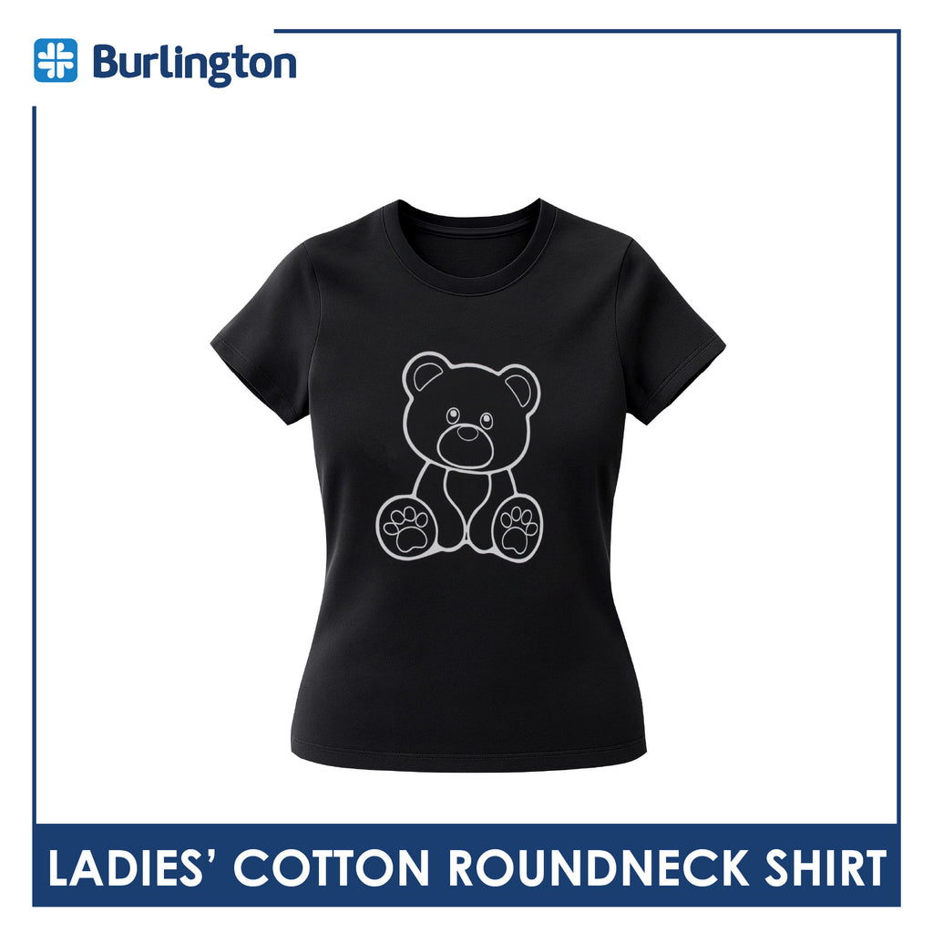 Burlington Ladies' Cotton Bearlington Collection Roundneck Shirt 1pc TBLDSR1
