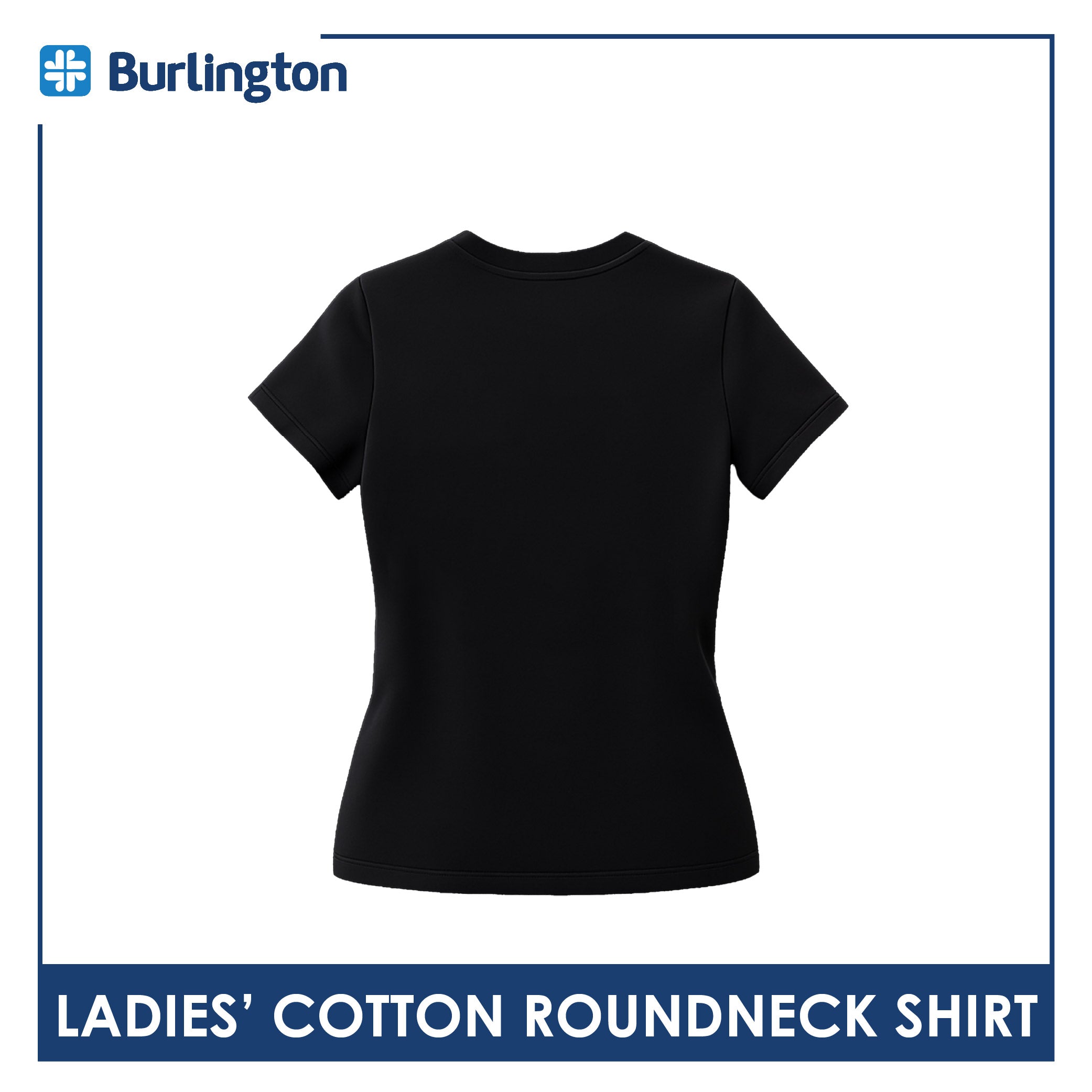 Burlington Ladies' Cotton Bearlington Collection Roundneck Shirt 1pc TBLDSR1