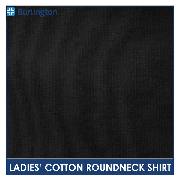 Burlington Ladies' Cotton Bearlington Collection Roundneck Shirt 1pc TBLDSR1