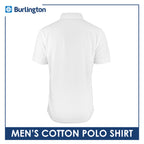 Burlington Men’s Cotton Embroidered Bearlington Collection Polo Shirt 1pc TBMESP1