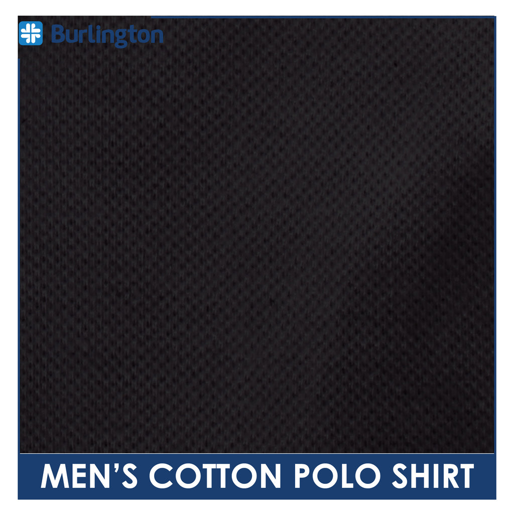 Burlington Men’s Cotton Embroidered Bearlington Collection Polo Shirt 1pc TBMESP3