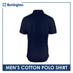Burlington Men’s Cotton Embroidered Bearlington Collection Polo Shirt 1pc TBMESP4