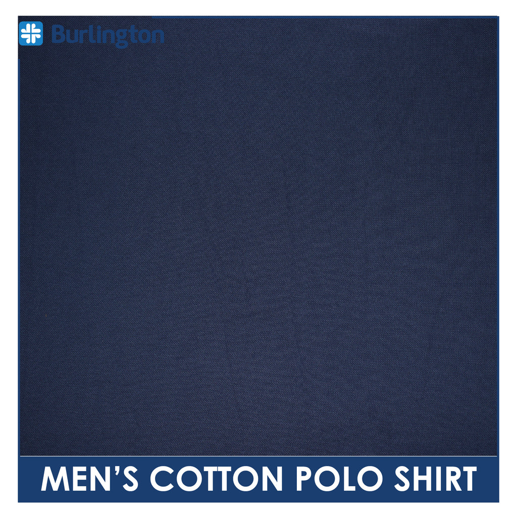 Burlington Men’s Cotton Embroidered Bearlington Collection Polo Shirt 1pc TBMESP4