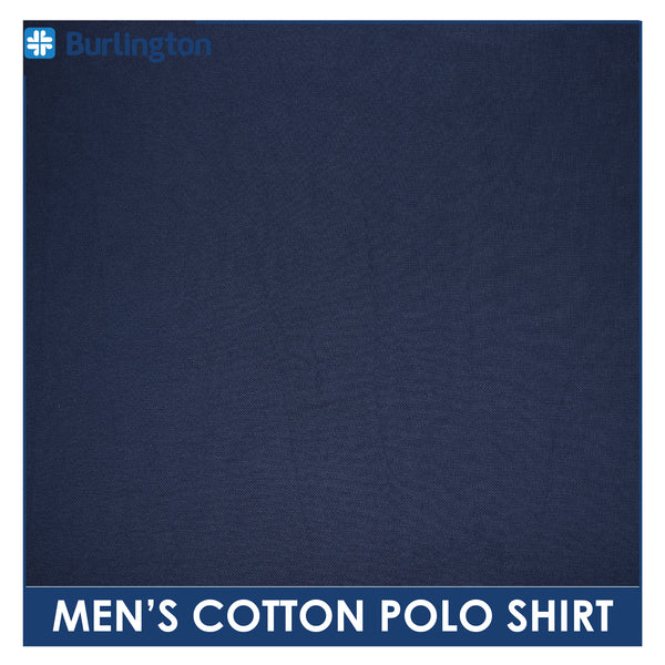 Burlington Men’s Cotton Embroidered Bearlington Collection Polo Shirt 1pc TBMESP4