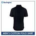 Burlington Men’s Cotton Embroidered Bearlington Collection Polo Shirt 1pc TBMESP5