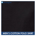Burlington Men’s Cotton Embroidered Bearlington Collection Polo Shirt 1pc TBMESP5