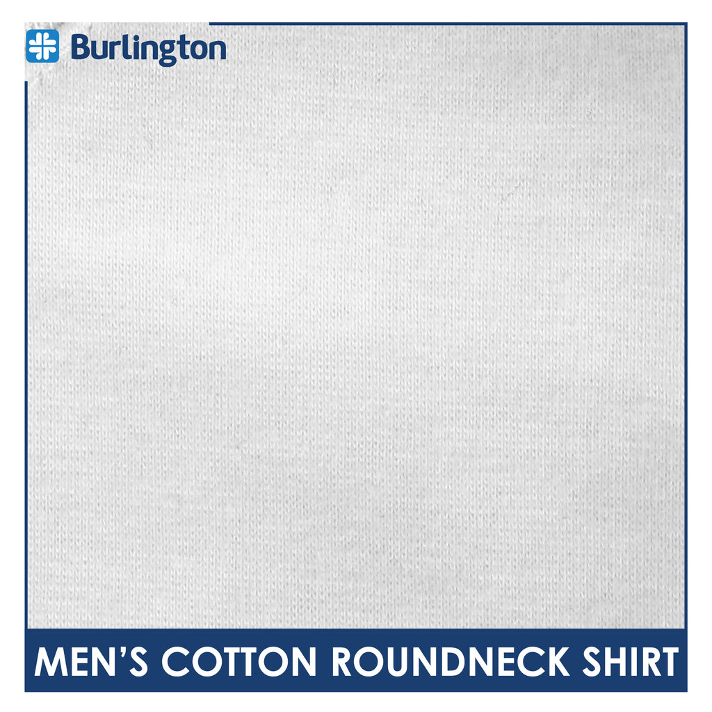 Burlington Men’s Cotton Embroidered Bearlington Collection Roundneck Shirt 1pc TBMESR1