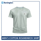 Burlington Men’s Cotton Embroidered Bearlington Collection Roundneck Shirt 1pc TBMESR3