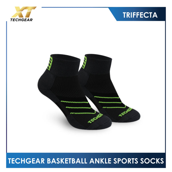 Burlington Men’s TechGear Vision Basketball Thick Sports Ankle Socks 1 pair TGMK3401