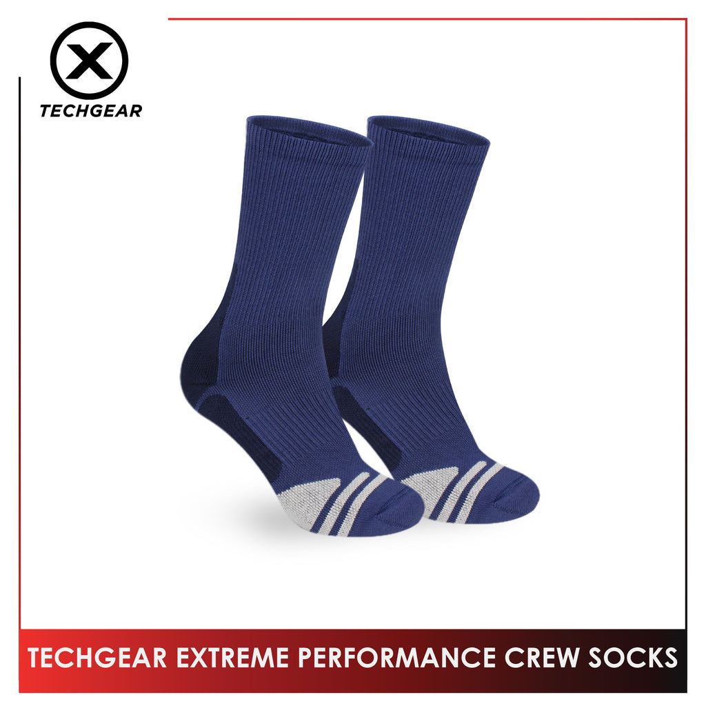 Burlington Men’s Sports Techgear Extreme Performance (Basketball) Crew Socks 1 pair TGMK532