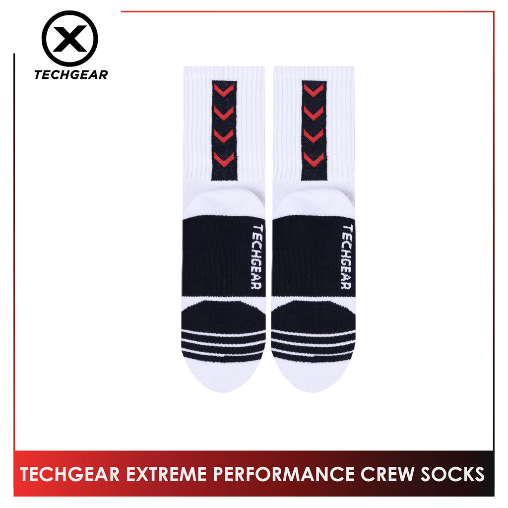 Burlington Men’s Sports Techgear Extreme Performance (Basketball) Crew Socks 1 pair TGMX612