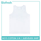 Biofresh Boy's Antimicrobial Cotton Sleeveless Shirt 3 Pieces in a pack UBCSSG1