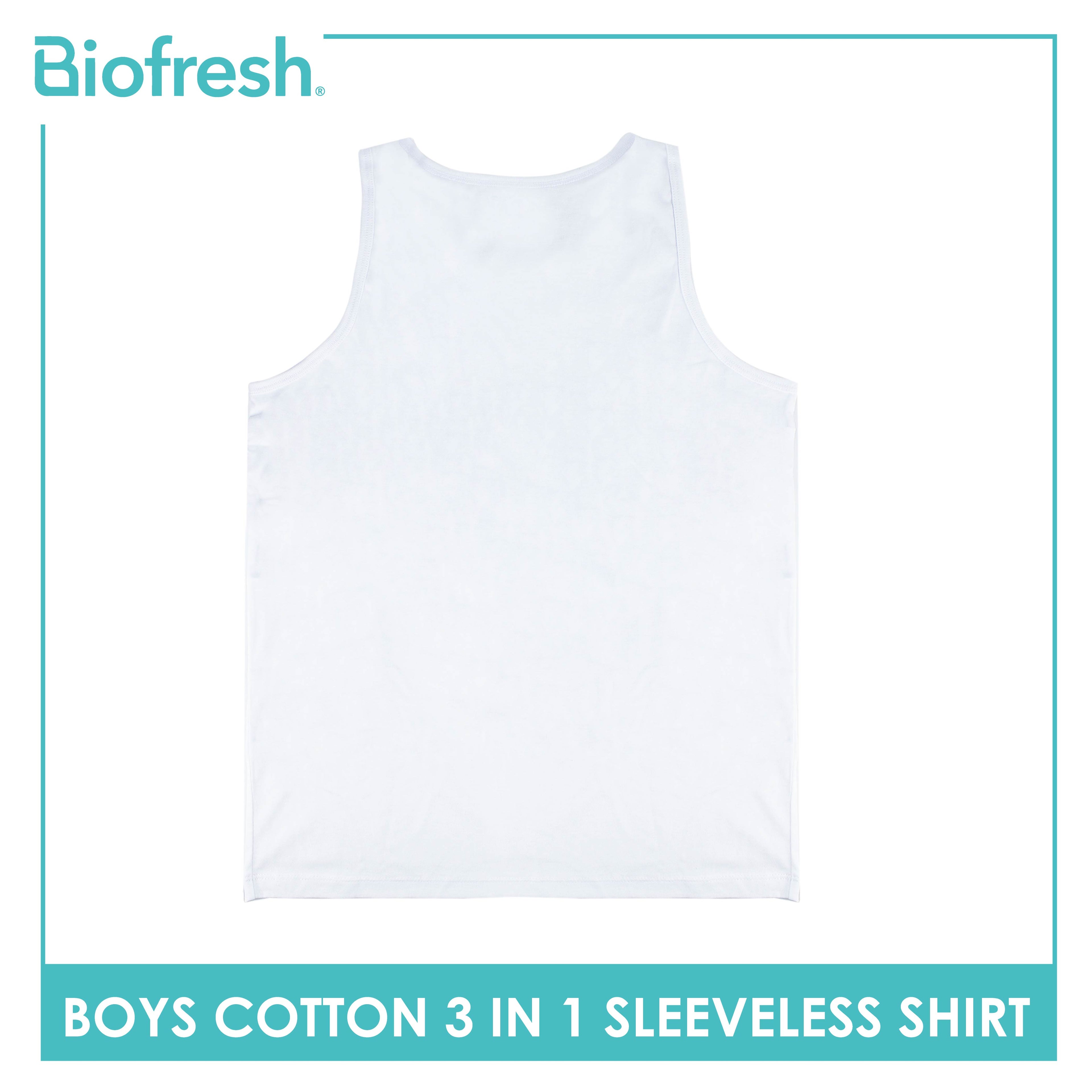Biofresh Boy's Antimicrobial Cotton Sleeveless Shirt 3 Pieces in a pack UBCSSG1