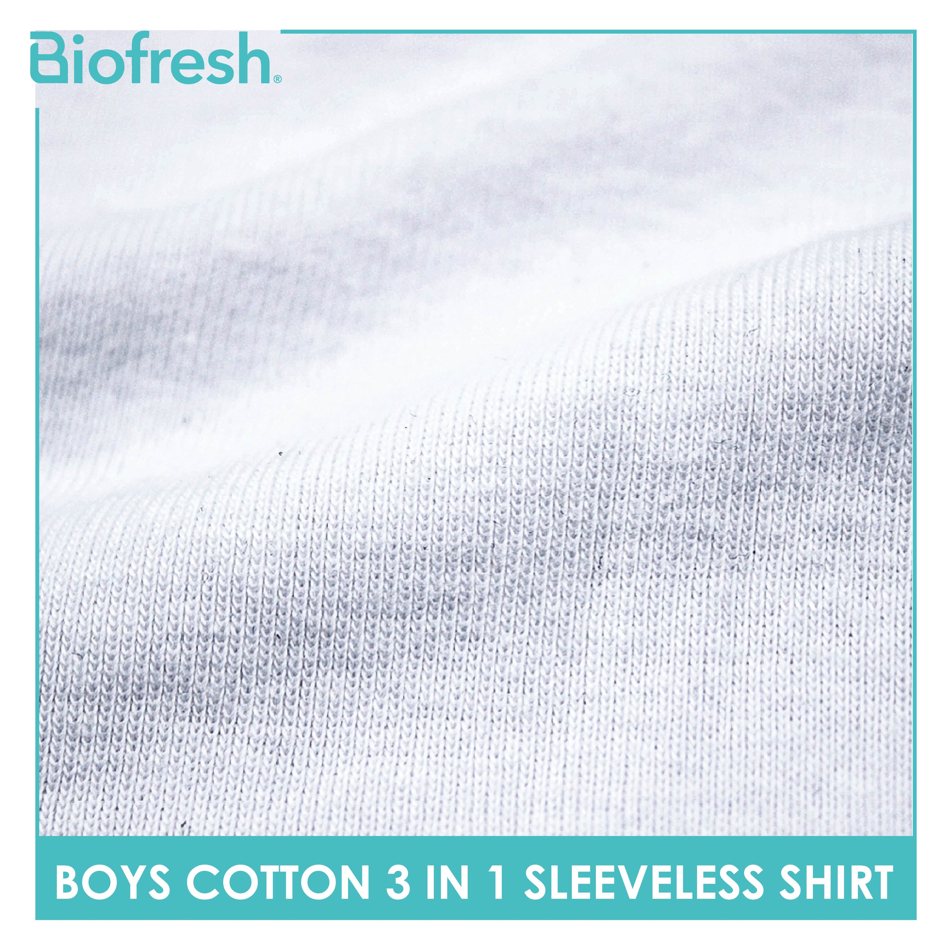 Biofresh Boy's Antimicrobial Cotton Sleeveless Shirt 3 Pieces in a pack UBCSSG1