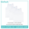 Biofresh Boy's Antimicrobial Cotton Sleeveless Shirt 3 Pieces in a pack UBCSSG1