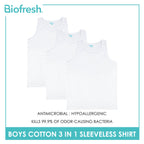 Biofresh Boy's Antimicrobial Cotton Sleeveless Shirt 3 Pieces in a pack UBCSSG1