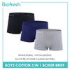Biofresh Men's Antimicrobial Seamless Boxer Brief 3 pieces in a pack UCBBG17