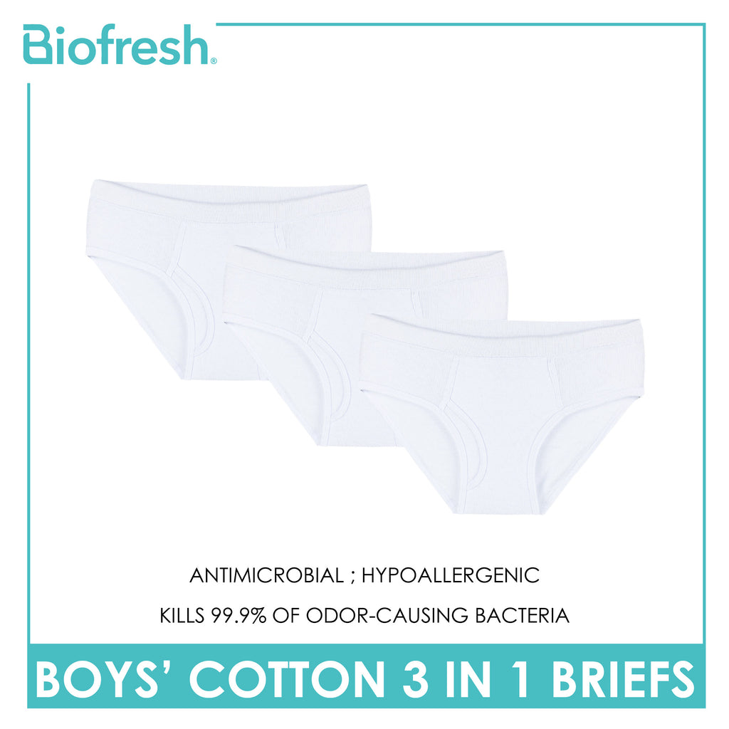Biofresh Boys' Antimicrobial Cotton Brief 3 pieces in a pack UCBCG18