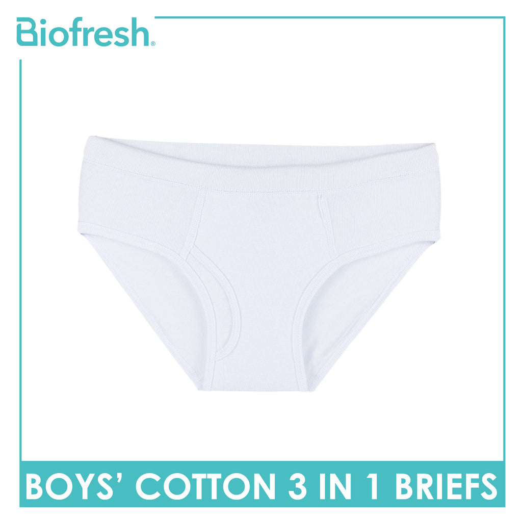 Biofresh Boys' Antimicrobial Cotton Brief 3 pieces in a pack UCBCG18