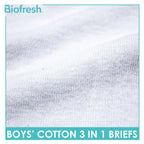 Biofresh Boys' Antimicrobial Cotton Brief 3 pieces in a pack UCBCG18