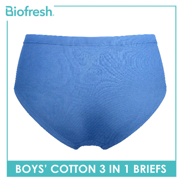 Biofresh Boys' Antimicrobial Cotton Brief 3 pieces in a pack UCBCG521
