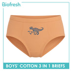 Biofresh Boys' Antimicrobial Cotton Brief 3 pieces in a pack UCBCG522