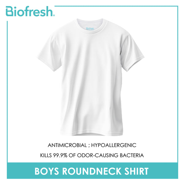 Biofresh Boy's Antimicrobial Cotton Roundneck Shirt 1 piece UCSR4