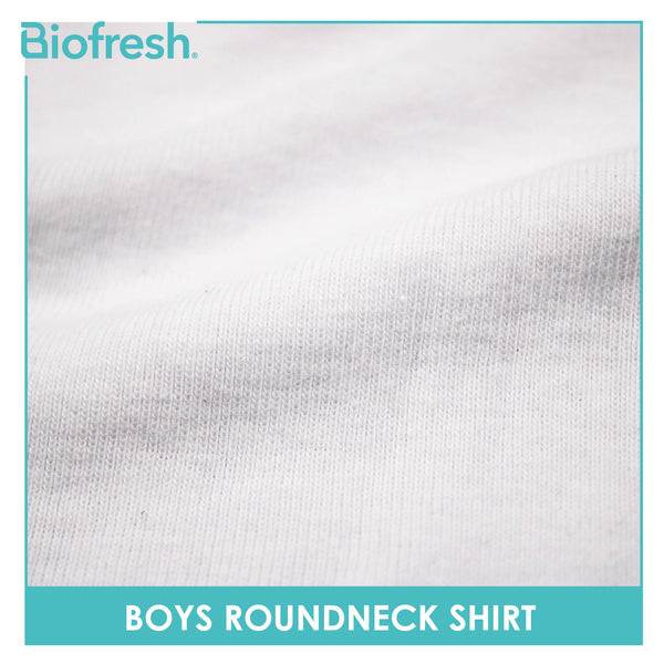 Biofresh Boy's Antimicrobial Cotton Roundneck Shirt 1 piece UCSR4