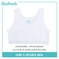 Biofresh Girls' Antimicrobial Sports Bra 1 piece UGBR01