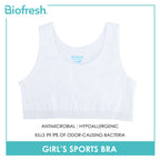 Biofresh Girls' Antimicrobial Sports Bra 1 piece UGBR01