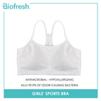 Biofresh Girls' Antimicrobial Sports Bra 1 piece UGBR03