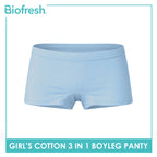 Biofresh Girls’ Antimicrobial Cotton Boyleg Panty 3 pieces in a pack UGPBG2