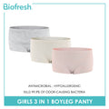 Biofresh Children's Antimicrobial Cotton Boyleg Panty 3 pieces in a pack UGPBG3