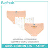 Biofresh Girls' Antimicrobial Cotton Panty 3 pieces in a pack UGPKG3102