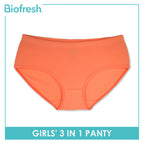 Biofresh Girls' Antimicrobial Cotton Panty 3 pieces in a pack UGPKG20