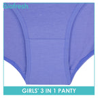 Biofresh Girls' Antimicrobial Cotton Panty 3 pieces in a pack UGPKG20