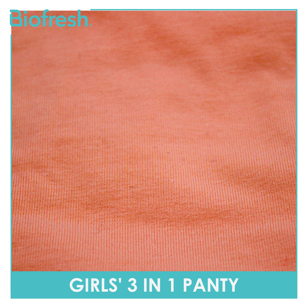 Biofresh Girls' Antimicrobial Cotton Panty 3 pieces in a pack UGPKG20