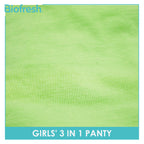 Biofresh Girls' Antimicrobial Cotton Panty 3 pieces in a pack UGPKG20