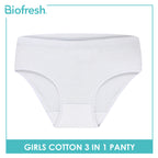 Biofresh Girls' Antimicrobial Cotton Panty 3 pieces in a pack UGPKG21