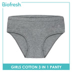Biofresh Girls' Antimicrobial Cotton Panty 3 pieces in a pack UGPKG21