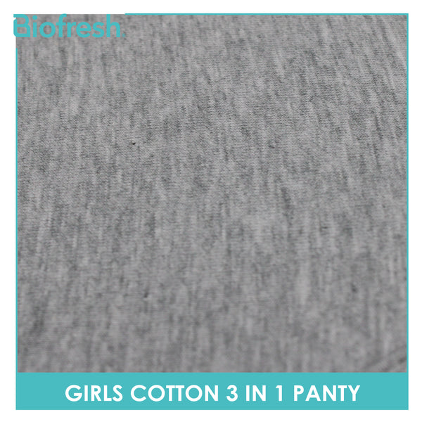 Biofresh Girls' Antimicrobial Cotton Panty 3 pieces in a pack UGPKG21